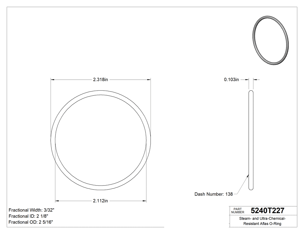 Technical drawing - 5240T227